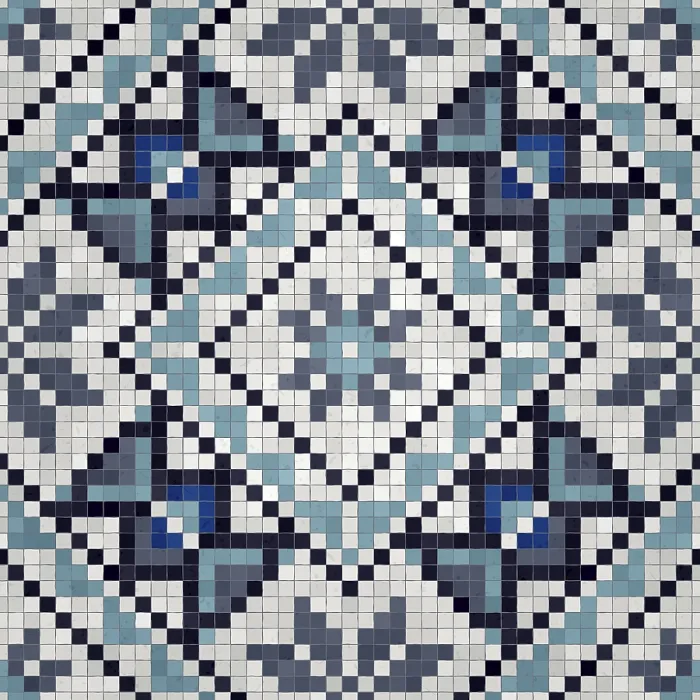 Gerahmter Druck : Mosaik-Steinplatten-Hintergrund, nahtloser Vektormuster. Gerahmter Druck : Mosaik-Steinplatten-Hintergrund, nahtloser Vektormuster.
