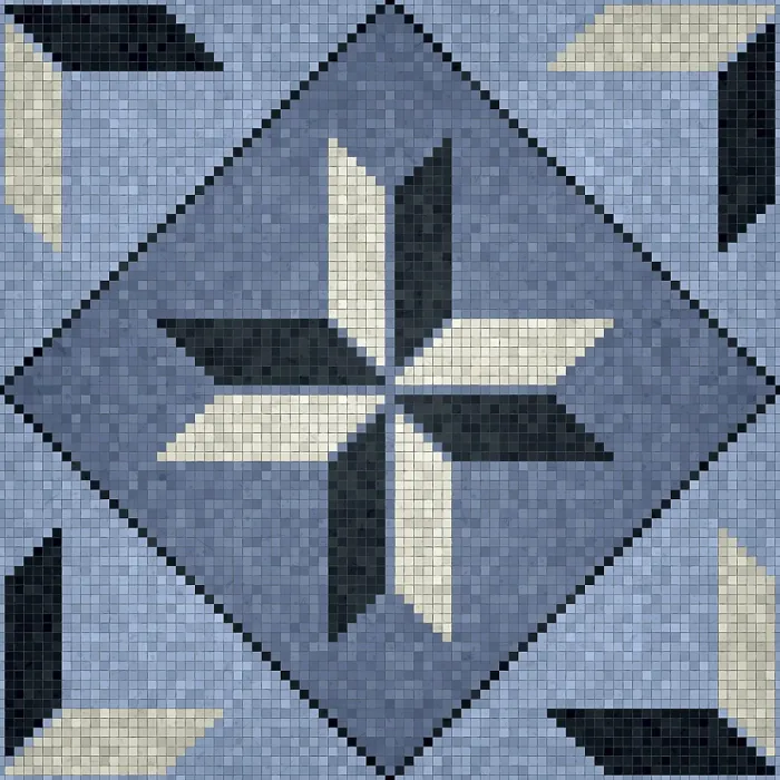 Gerahmter Druck : Mosaik-Steinplatten-Hintergrund, nahtloser Vektormuster. Gerahmter Druck : Mosaik-Steinplatten-Hintergrund, nahtloser Vektormuster.