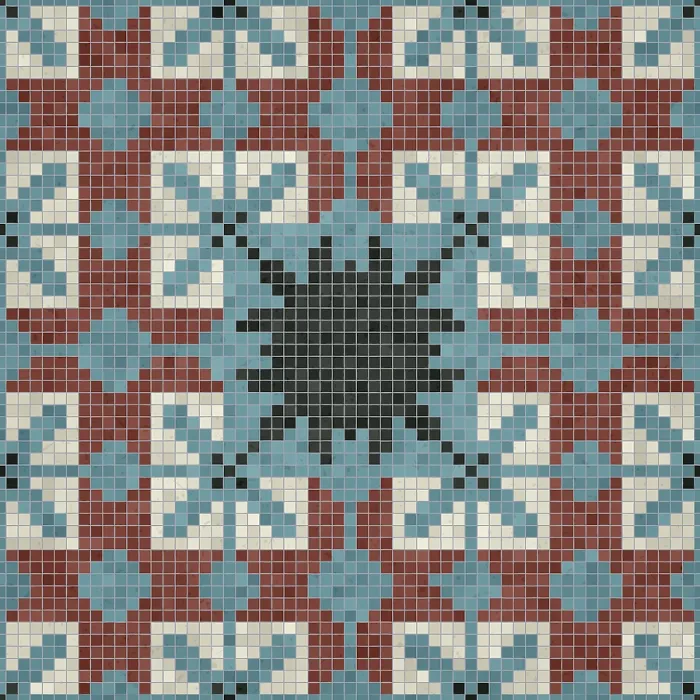 Gerahmter Druck : Mosaik-Steinplatten-Hintergrund, lückenloser Vektormuster. Gerahmter Druck : Mosaik-Steinplatten-Hintergrund, lückenloser Vektormuster.