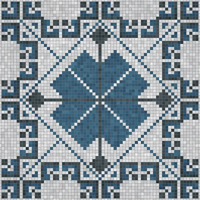 Gerahmter Druck : Mosaik-Steinplatten-Hintergrund, lückenloser Vektormuster. Gerahmter Druck : Mosaik-Steinplatten-Hintergrund, lückenloser Vektormuster.