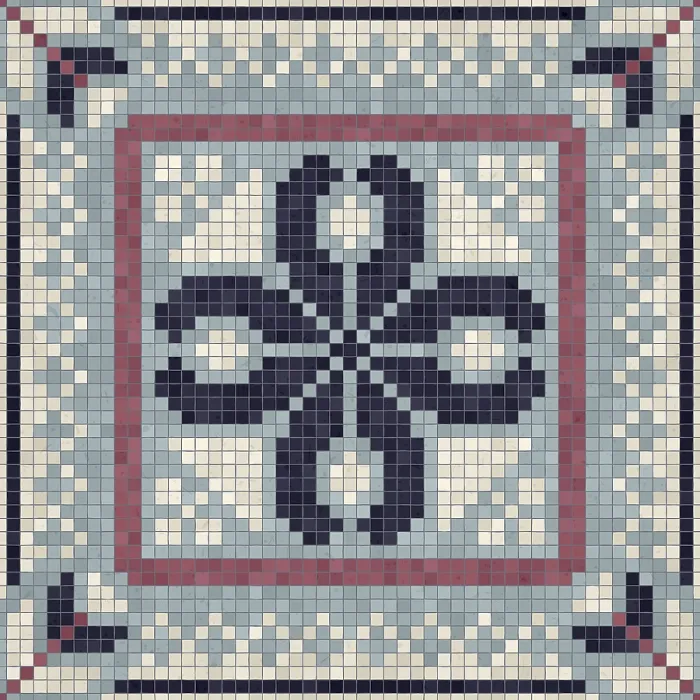 Gerahmter Druck : Mosaik-Steinplatten-Hintergrund, schweißfleckenfreier Vektormuster. Gerahmter Druck : Mosaik-Steinplatten-Hintergrund, schweißfleckenfreier Vektormuster.