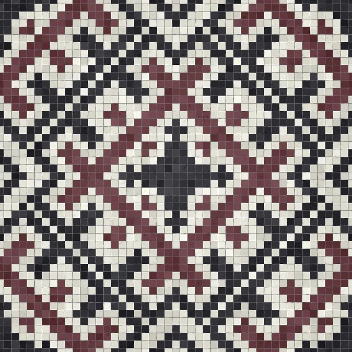 Gerahmter Druck : Mosaik-Steinplatten-Hintergrund, nahtloser Vektormuster. Gerahmter Druck : Mosaik-Steinplatten-Hintergrund, nahtloser Vektormuster.
