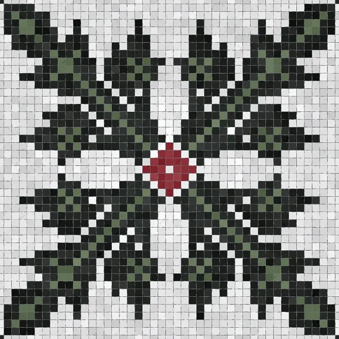Gerahmter Druck : Mosaik-Steinplatten-Hintergrund, lückenloser Vektormuster. Gerahmter Druck : Mosaik-Steinplatten-Hintergrund, lückenloser Vektormuster.