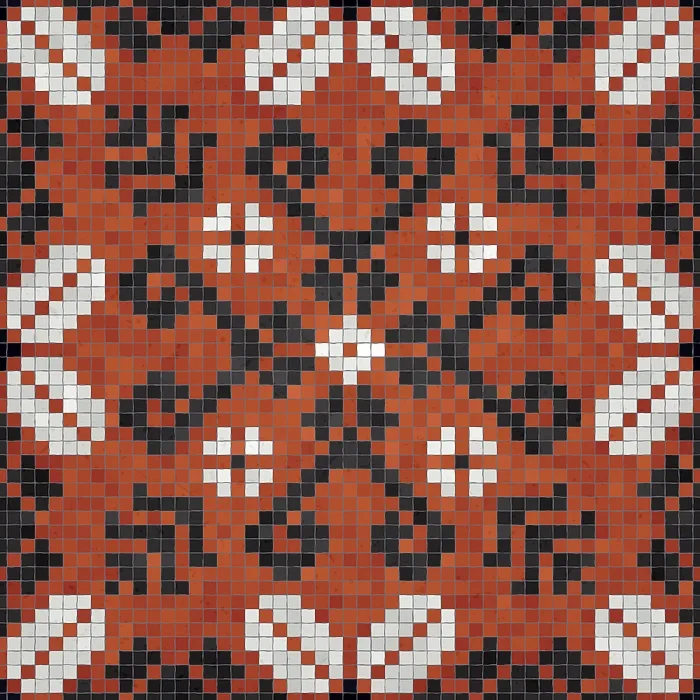 Gerahmter Druck : Mosaik-Steinplatten-Hintergrund, nahtloser Vektormuster. Gerahmter Druck : Mosaik-Steinplatten-Hintergrund, nahtloser Vektormuster.
