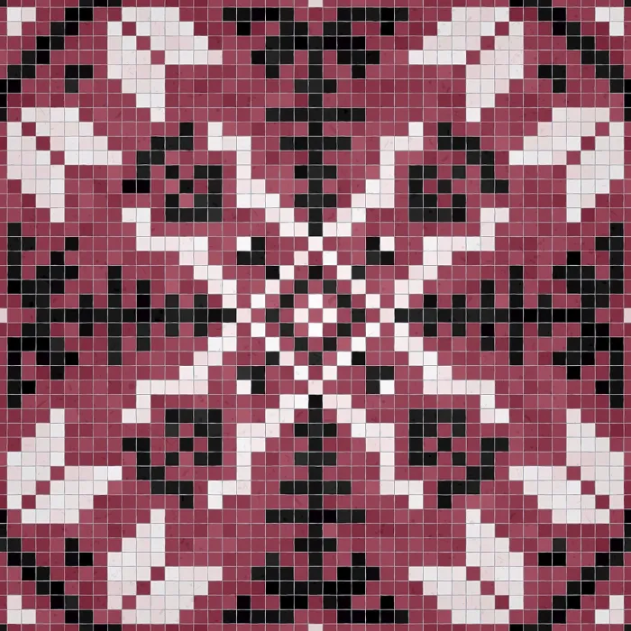Gerahmter Druck : Mosaik-Steinplatten-Hintergrund, lückenloser Vektormuster. Gerahmter Druck : Mosaik-Steinplatten-Hintergrund, lückenloser Vektormuster.