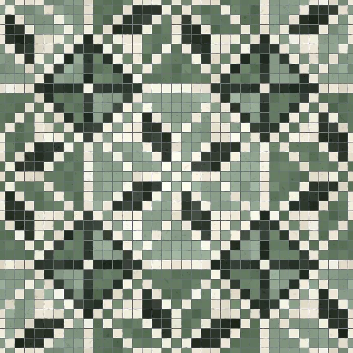 Gerahmter Druck : Mosaik-Steinplatten-Hintergrund, lückenloser Vektormuster. Gerahmter Druck : Mosaik-Steinplatten-Hintergrund, lückenloser Vektormuster.