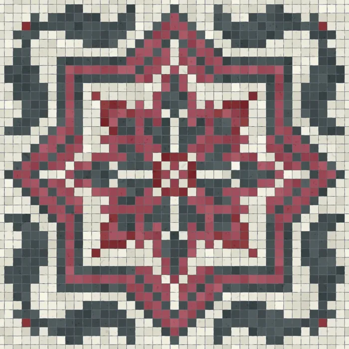 Gerahmter Druck : Mosaik-Steinplatten-Hintergrund, lückenloser Vektormuster. Gerahmter Druck : Mosaik-Steinplatten-Hintergrund, lückenloser Vektormuster.