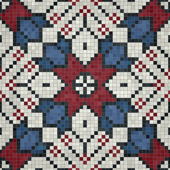 Gerahmter Druck : Mosaik-Steinplatten-Hintergrund, lückenloser Vektormuster. Gerahmter Druck : Mosaik-Steinplatten-Hintergrund, lückenloser Vektormuster.