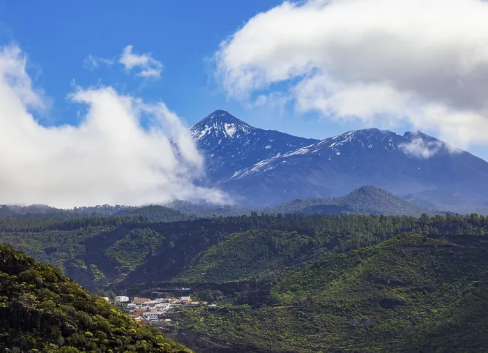 Gerahmter Druck : Wanderung zum Risco Blanco, Blick auf den Teide. Gerahmter Druck : Wanderung zum Risco Blanco, Blick auf den Teide.