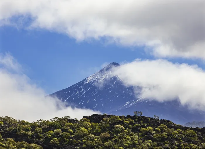 Gerahmter Druck : Bergwanderung zum Risco Blanco, Aussicht auf den Teide. Gerahmter Druck : Bergwanderung zum Risco Blanco, Aussicht auf den Teide.