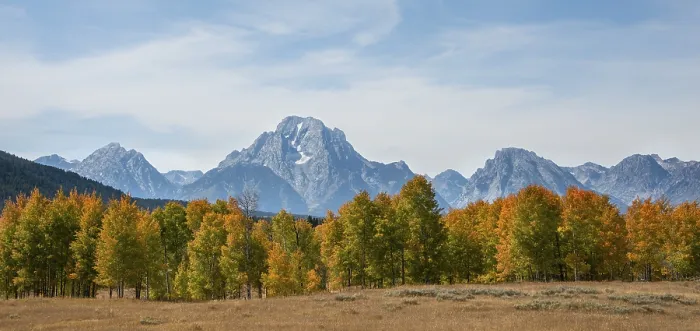 Gerahmter Druck : Bergpanorama der Teton Range Gerahmter Druck : Bergpanorama der Teton Range
