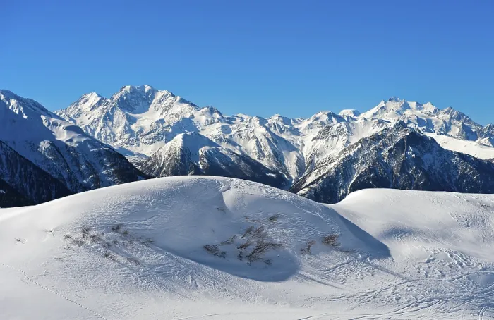 Gerahmter Druck : Bergkette der Walliser Alpen Gerahmter Druck : Bergkette der Walliser Alpen