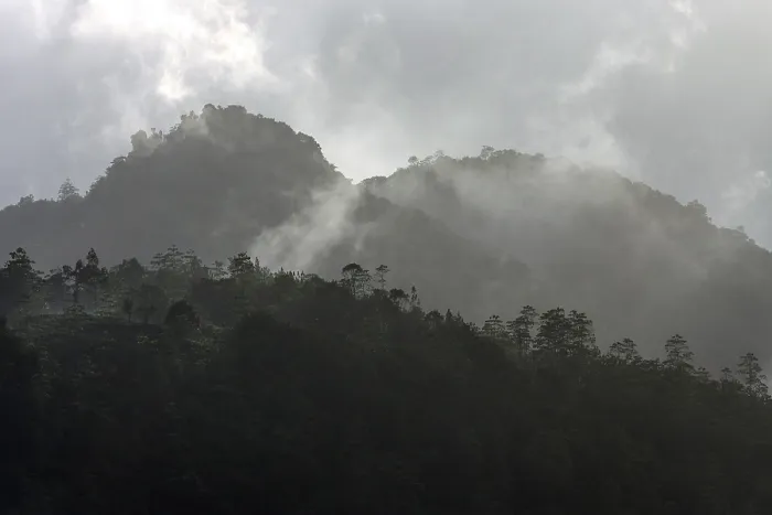 Gerahmter Druck : Berge mit Vegetation bedeckt. Gerahmter Druck : Berge mit Vegetation bedeckt.