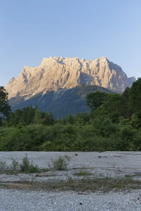 Gerahmter Druck : Die Zugspitze und der Schneefernerkopf Gerahmter Druck : Die Zugspitze und der Schneefernerkopf