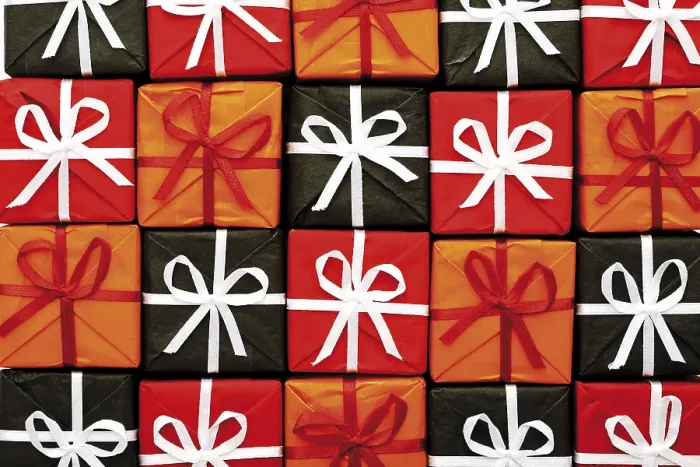 Gerahmter Druck : Gesammelte Geschenke Gerahmter Druck : Gesammelte Geschenke