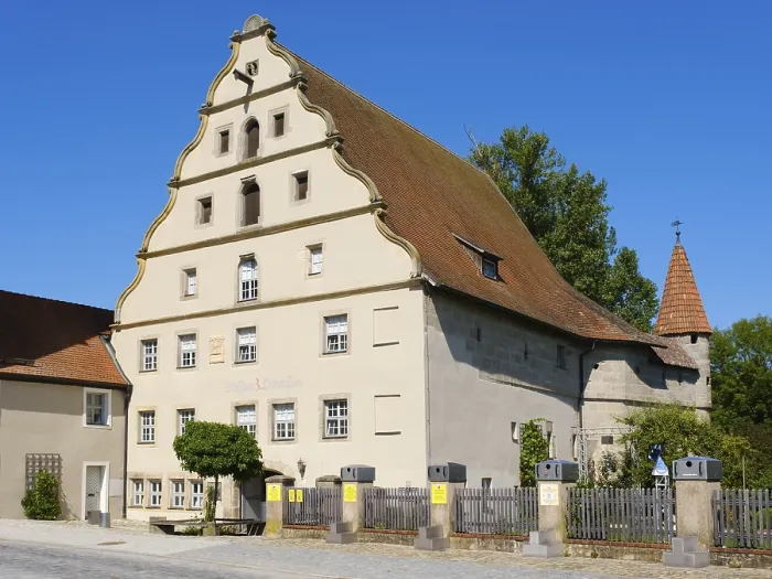 Gerahmter Druck : Dinkelsbühler Stadtmühle in 3D Gerahmter Druck : Dinkelsbühler Stadtmühle in 3D
