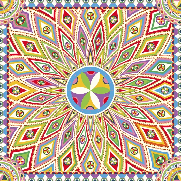 Gerahmter Druck : Finde stilvollen Vektor-Seamless-Muster.