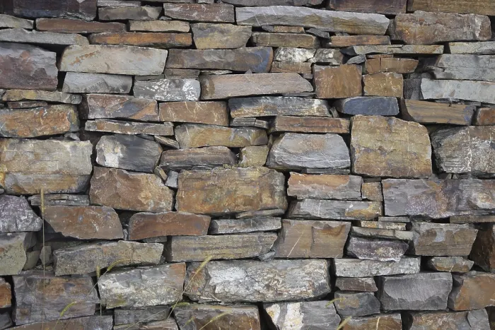 Gerahmter Druck : Natursteinmauer Gerahmter Druck : Natursteinmauer