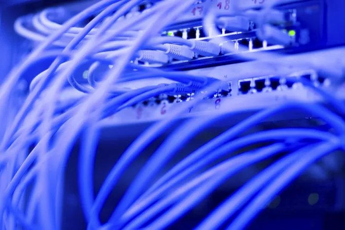 Gerahmter Druck : Netzkabeln Gerahmter Druck : Netzkabeln
