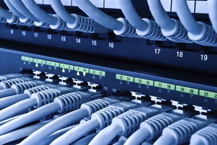 Gerahmter Druck : Netzwerk-Hub Gerahmter Druck : Netzwerk-Hub