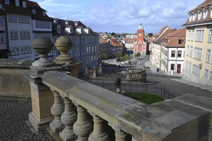Gerahmter Druck : Neumarkt in Gotha Gerahmter Druck : Neumarkt in Gotha