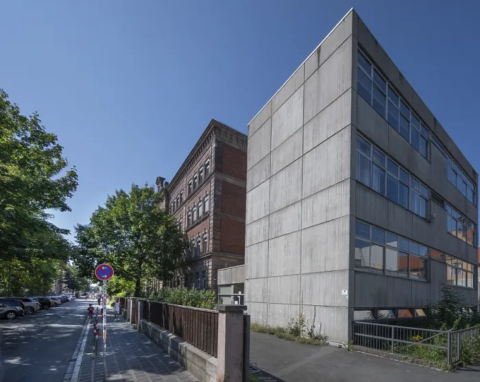 Gerahmter Druck : Neubau an der Sielschule Gerahmter Druck : Neubau an der Sielschule