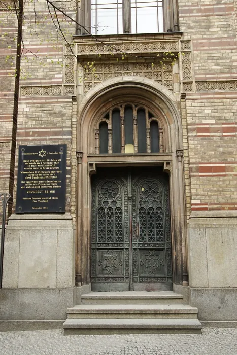 Gerahmter Druck : Neue Synagoge in Berlin, Deutschland