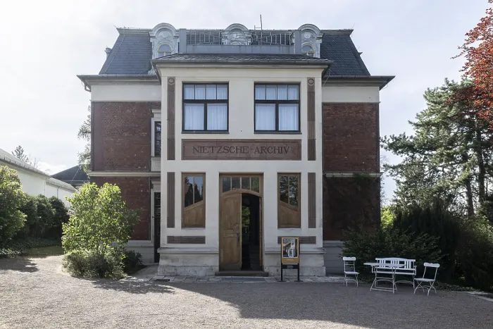 Gerahmter Druck : Friedrich Nietzsche-Archiv in Weimar