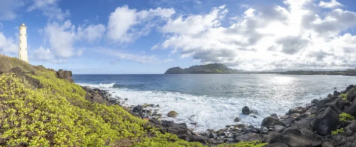 Gerahmter Druck : Ninini Point Leuchtturm, Lihue Gerahmter Druck : Ninini Point Leuchtturm, Lihue