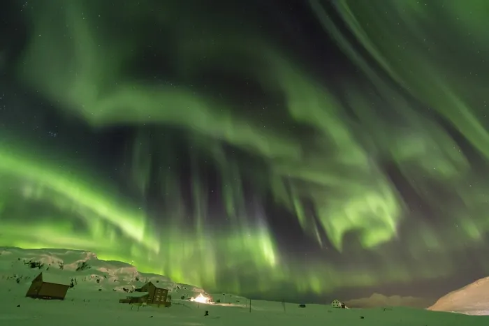 Gerahmter Druck : Nördliche Lichter (Aurora borealis) Gerahmter Druck : Nördliche Lichter (Aurora borealis)