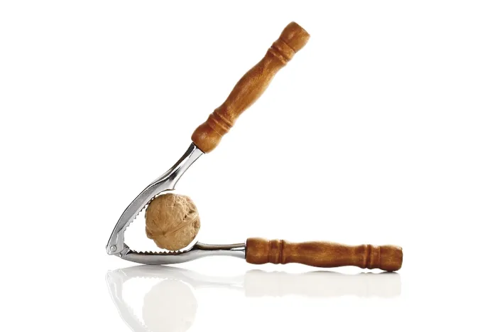 Gerahmter Druck : Nussknacker mit Walnuss. Gerahmter Druck : Nussknacker mit Walnuss.