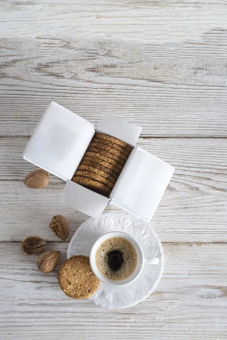 Gerahmter Druck : Haferflockenbiscuits Gerahmter Druck : Haferflockenbiscuits