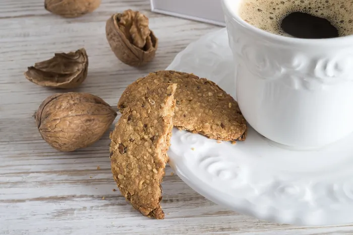 Gerahmter Druck : Haferflockenbiscuits Gerahmter Druck : Haferflockenbiscuits