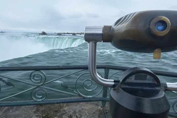 Gerahmter Druck : Beobachtungspunkt am Niagara-Falls. Gerahmter Druck : Beobachtungspunkt am Niagara-Falls.