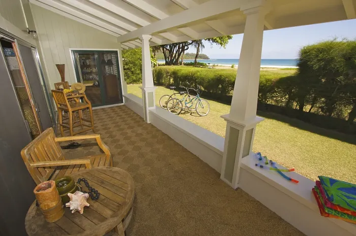 Gerahmter Druck : Meerblick vom Oceanfront-Lanai Gerahmter Druck : Meerblick vom Oceanfront-Lanai