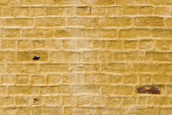 Gerahmter Druck : Wand aus Ocker, Dänemark Gerahmter Druck : Wand aus Ocker, Dänemark