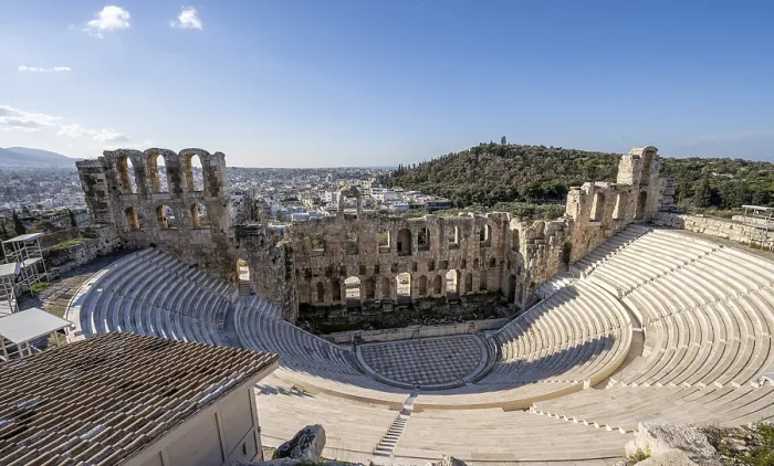 Gerahmter Druck : Odeon von Herodes Atticus, Akropolis Gerahmter Druck : Odeon von Herodes Atticus, Akropolis