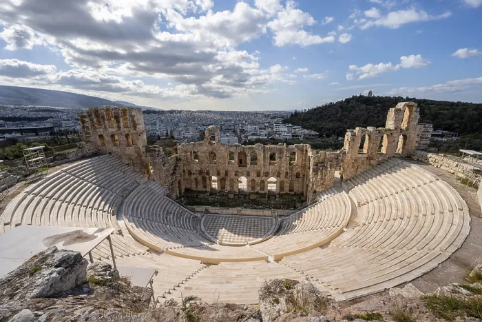 Gerahmter Druck : Odeon von Herodes Atticus, Akropolis Gerahmter Druck : Odeon von Herodes Atticus, Akropolis