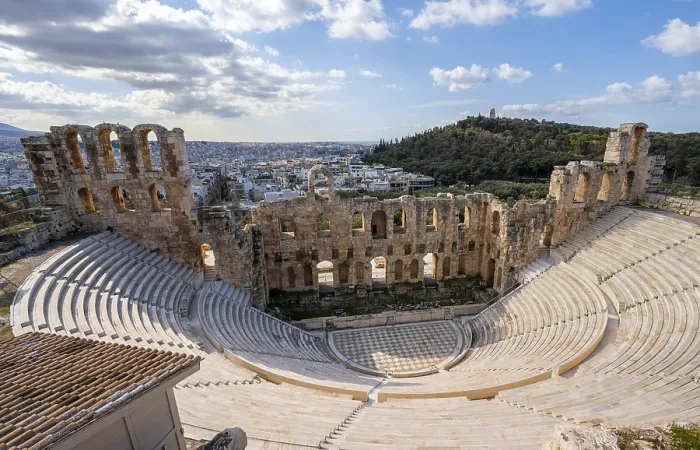 Gerahmter Druck : Odeon von Herodes Atticus, Akropolis Gerahmter Druck : Odeon von Herodes Atticus, Akropolis