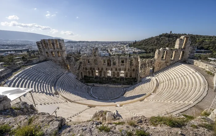 Gerahmter Druck : Odeon von Herodes Atticus, Akropolis Gerahmter Druck : Odeon von Herodes Atticus, Akropolis