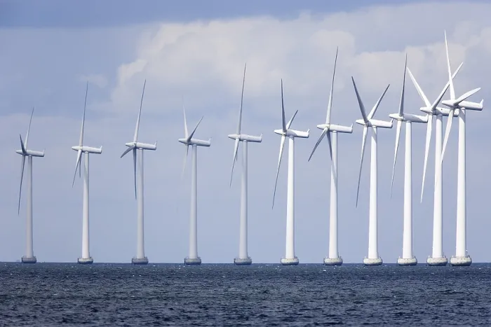 Gerahmter Druck : Offshore-Windenergieanlagen Gerahmter Druck : Offshore-Windenergieanlagen