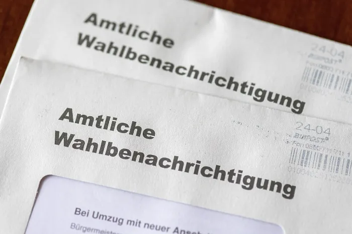 Gerahmter Druck : Amtliche Wahlbenachrichtigung Gerahmter Druck : Amtliche Wahlbenachrichtigung