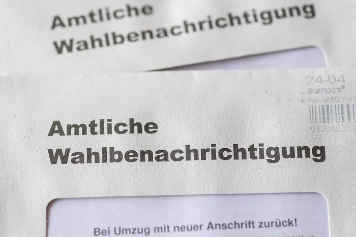 Gerahmter Druck : Amtliche Wahlbenachrichtigung Gerahmter Druck : Amtliche Wahlbenachrichtigung
