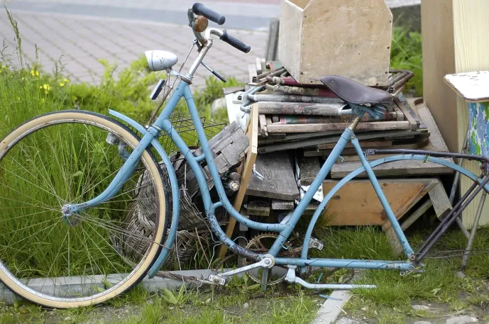 Gerahmter Druck : Altes Fahrrad Gerahmter Druck : Altes Fahrrad