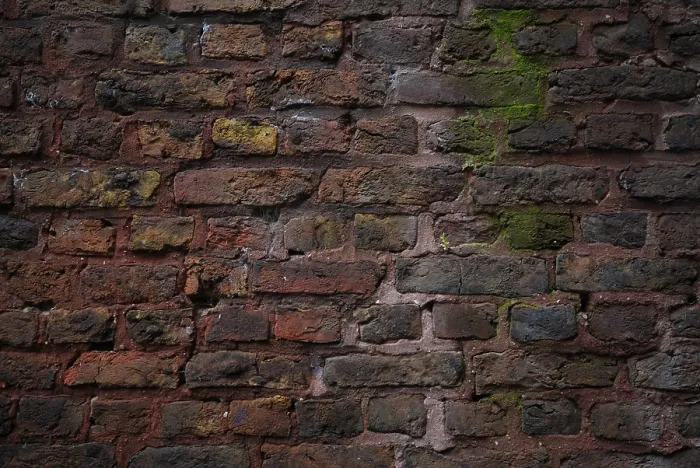 Gerahmter Druck : Alte Ziegelmauer Gerahmter Druck : Alte Ziegelmauer