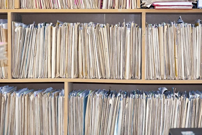 Gerahmter Druck : Alte Dateien, Archiv. Gerahmter Druck : Alte Dateien, Archiv.