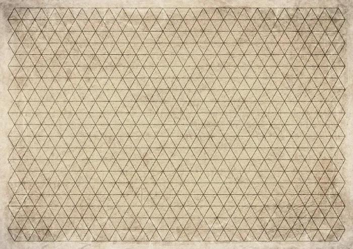 Gerahmter Druck : Altes isometrisches Graphpapier Landschaft Gerahmter Druck : Altes isometrisches Graphpapier Landschaft