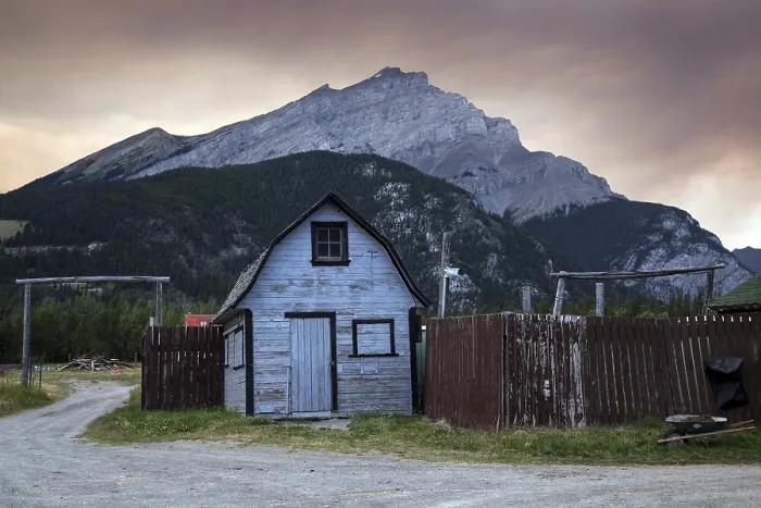 Gerahmter Druck : Alt Ranch, Banff, Alberta, Kanada Gerahmter Druck : Alt Ranch, Banff, Alberta, Kanada