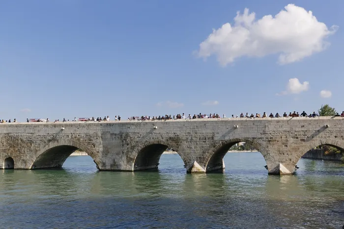 Gerahmter Druck : Alte Steinbrücke, Taskopru Gerahmter Druck : Alte Steinbrücke, Taskopru