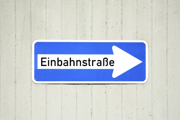 Gerahmter Druck : One-way Gerahmter Druck : One-way
